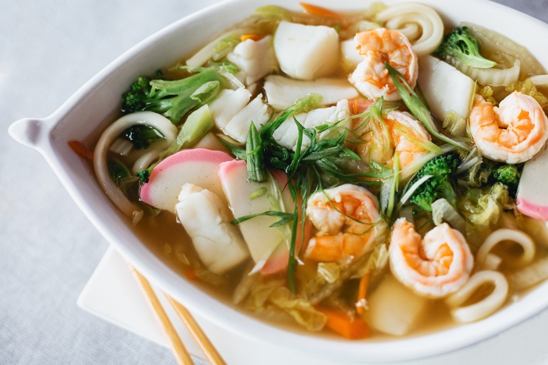 Seafood Udon Soup (C)