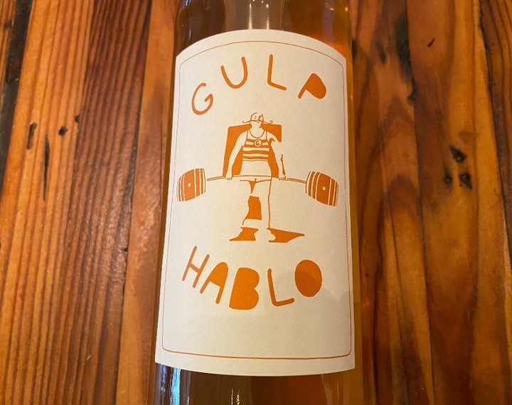 Sauvignon Blanc/Verdejo. Gulp/Hablo Orange. Spain.