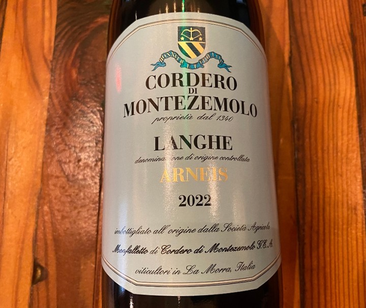 Arneis. Cordero di Montezemolo. Langhe, Italy