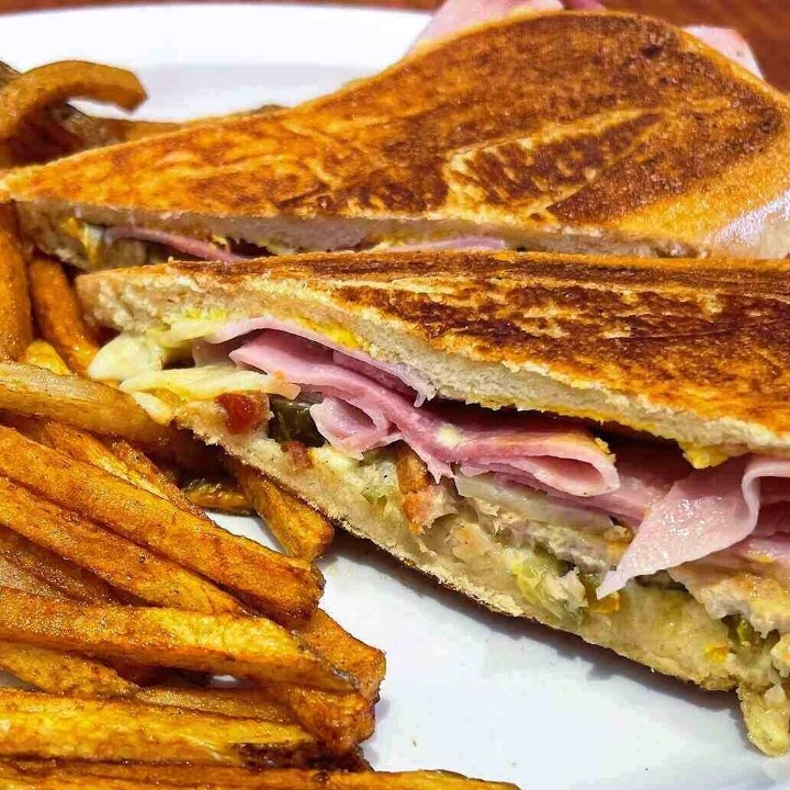 Cubano Sandwich, Fries & Drink^