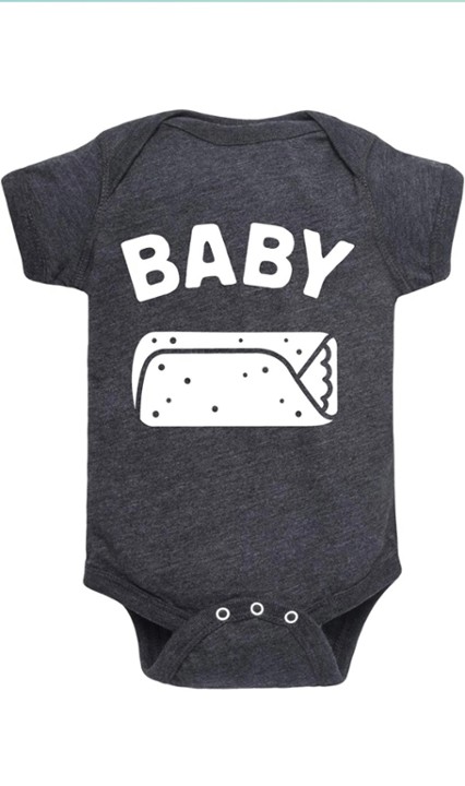 3-6 month-Baby Burrito Onesies