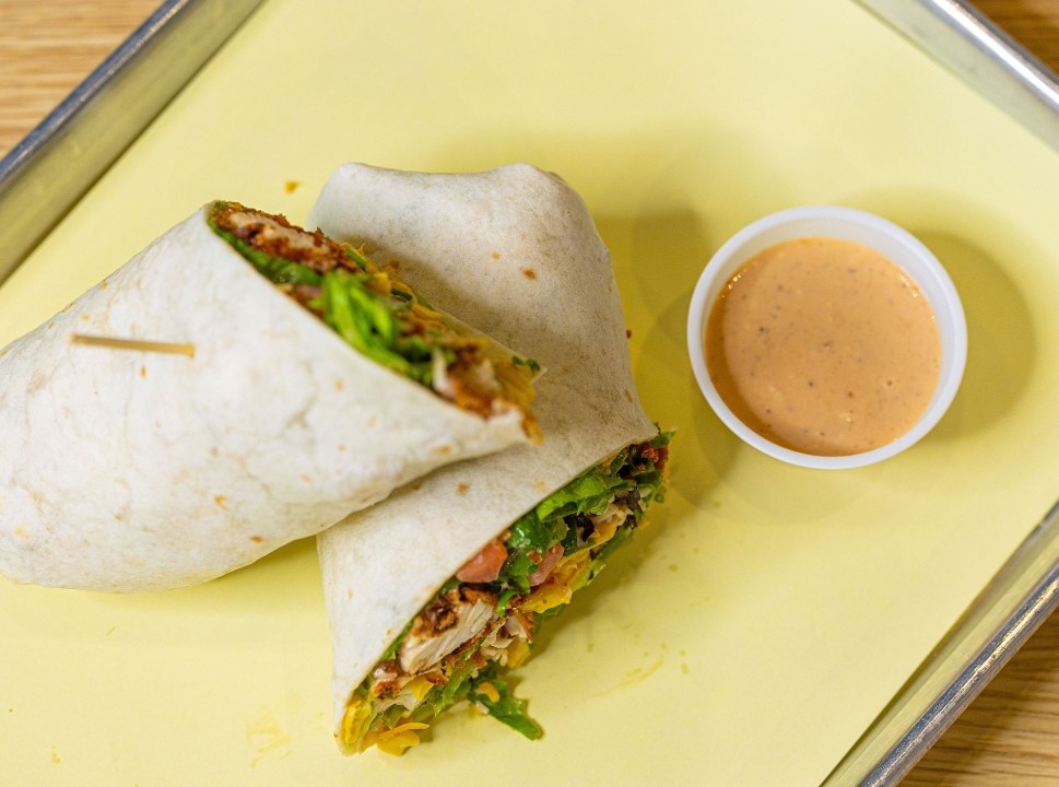 Bird Boulevard Wing Company BBQ Chicken Wrap