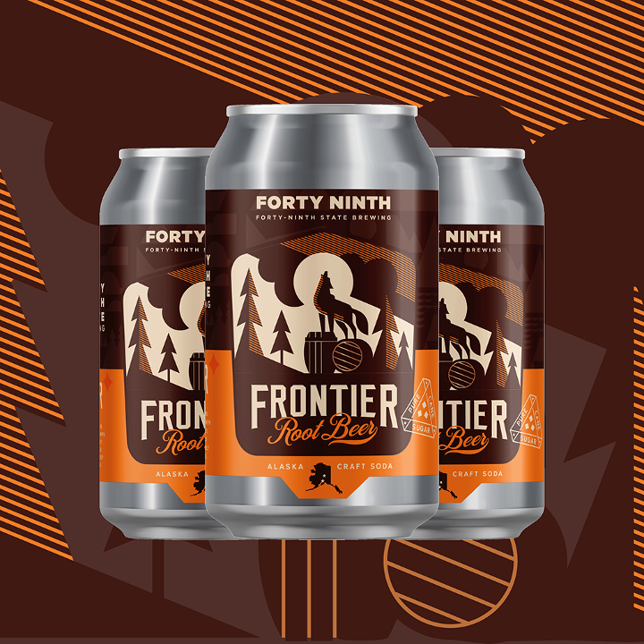 4 Pack Frontier Root Beer