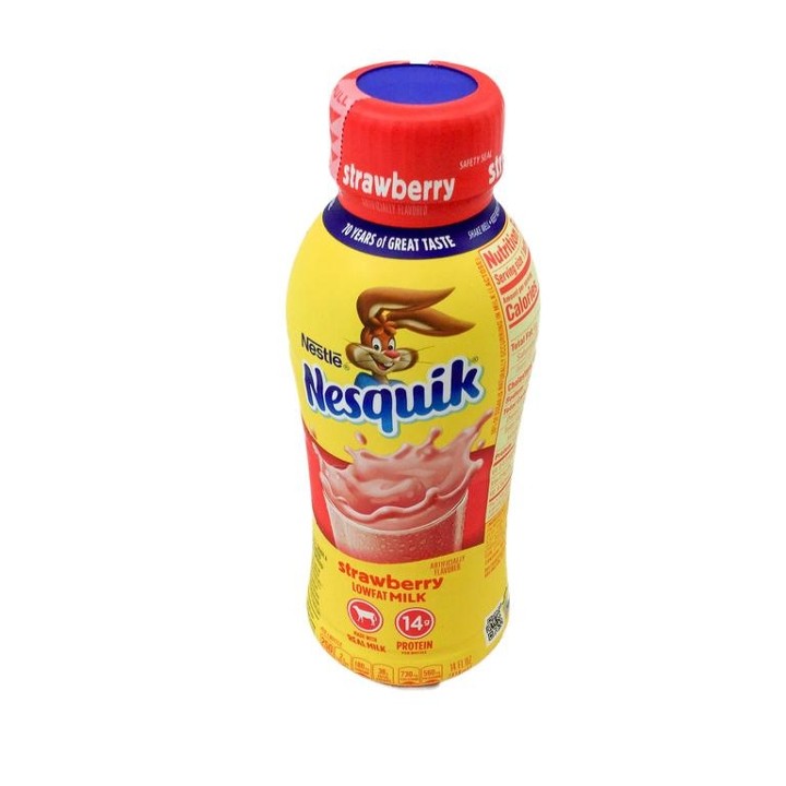 Nesquik Strawberry Milk 14oz