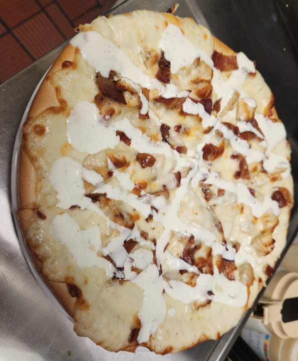 Chicken Bacon Ranch Pizza