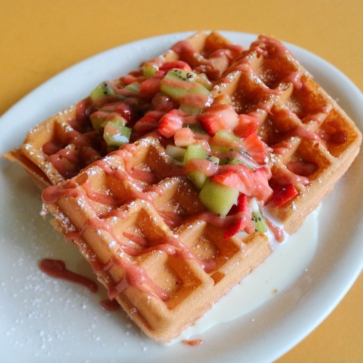SPRING SPECIAL: Strawberry Kiwi Waffle