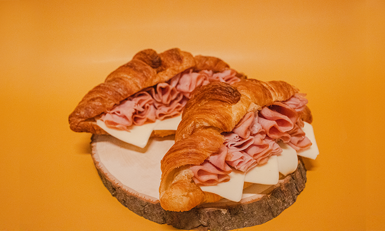 (D6) Ham and Cheese Baked Croissant