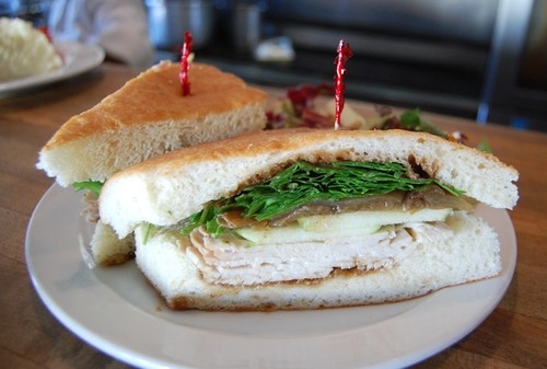 Turkey, Apple & Arugula Sandwich