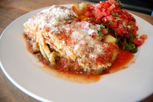 Grilled Eggplant Parmigiano