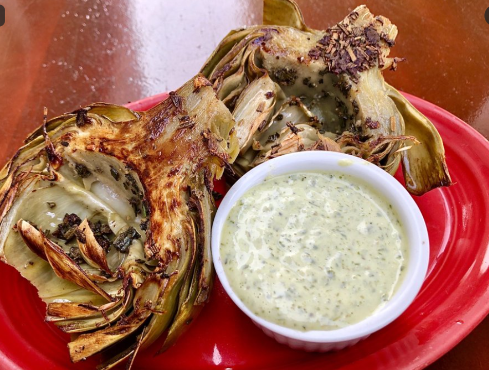 Fire-Roasted Artichoke