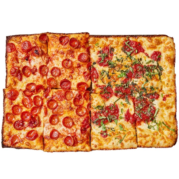 Half & Half Square Pizza