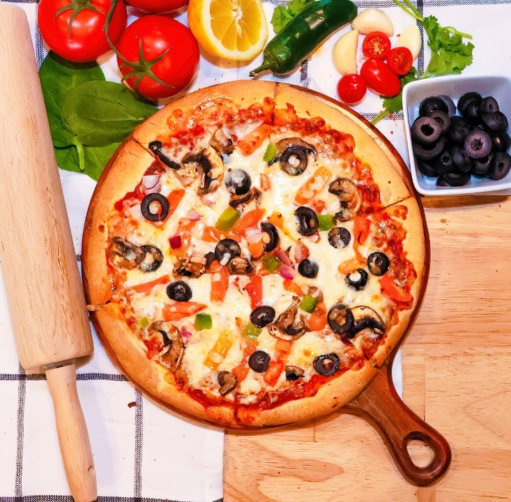 Gardern Vegetable Pizza