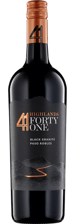 Highlands 41 Black Granite Red Blend Bottle