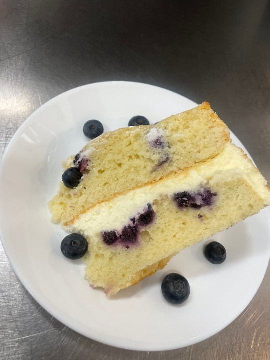 Blueberry Lemon Mascarpone Cake