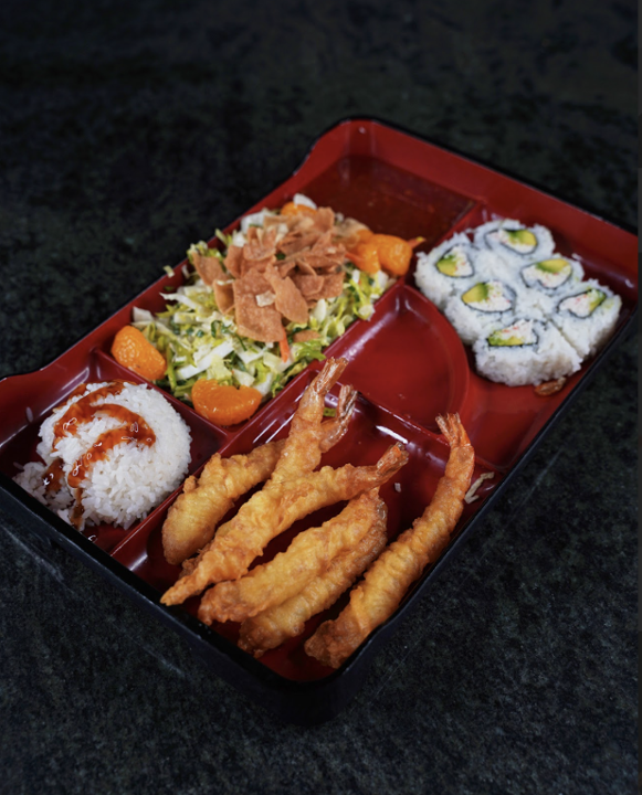 Shrimp Tempura Bento Box.