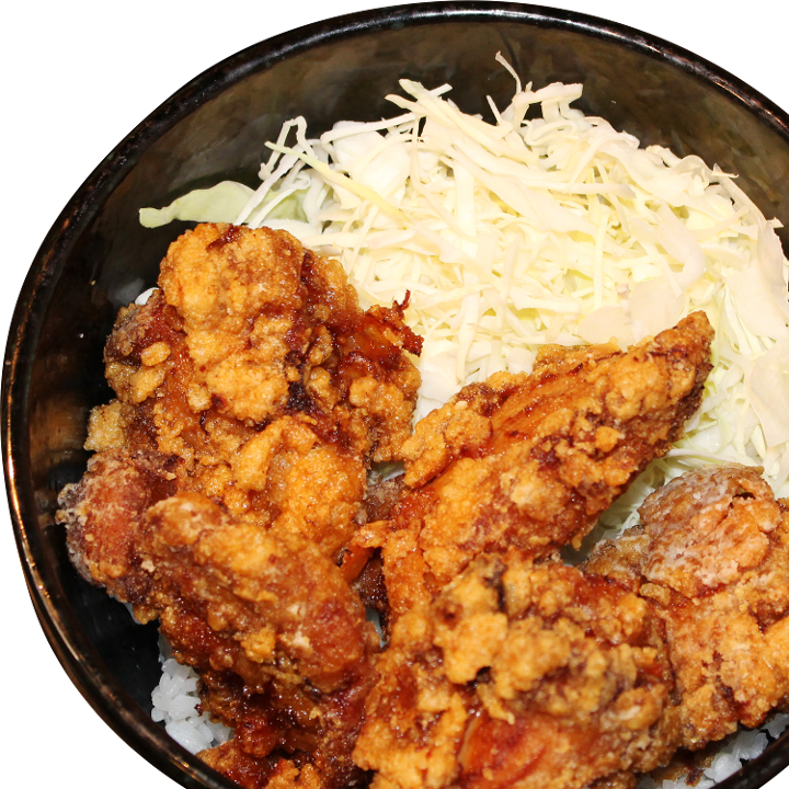 Karaage Rice bowl (Deep Fried Chicken Don)