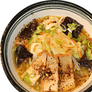 Vege Tan-men (Vegan Sea Salt Soup/Noodle, No-Meat Proten)