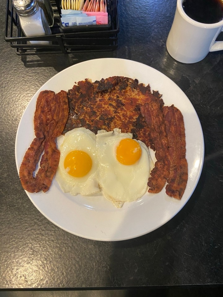Two Egg & Bacon Platter