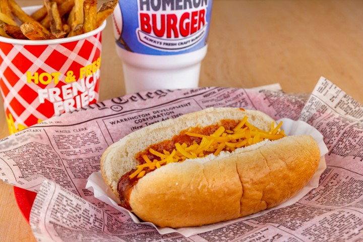 10. HRB Beef Chili Cheese Dog