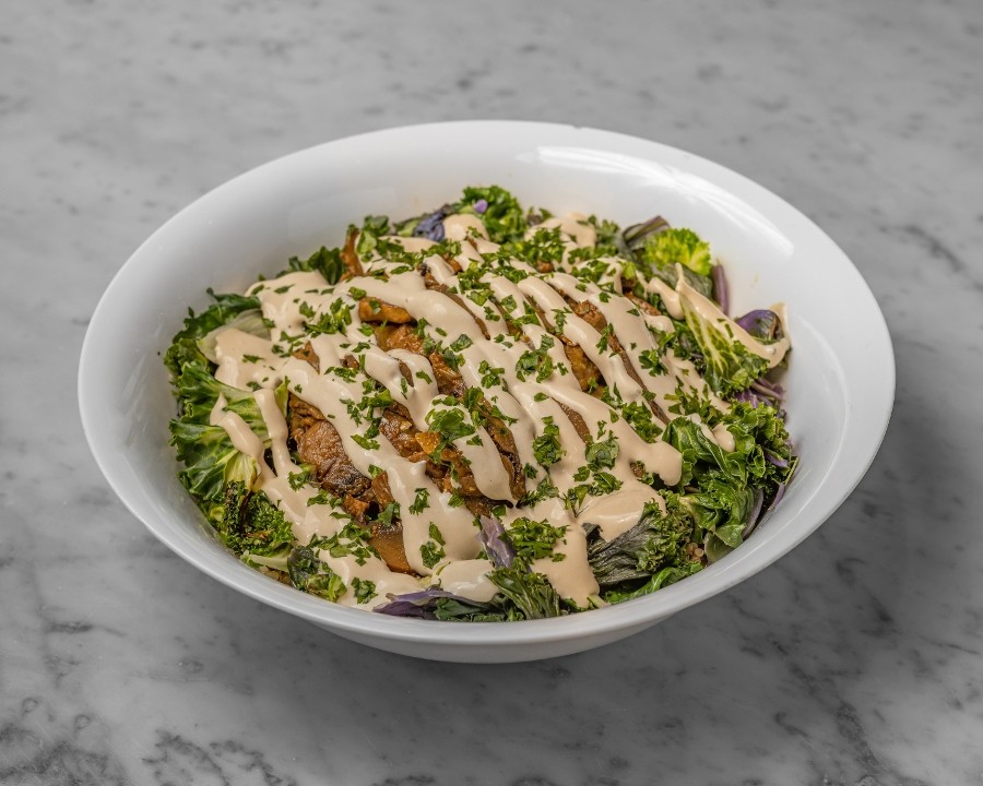 Vegan Shwarma Mushroom Salad