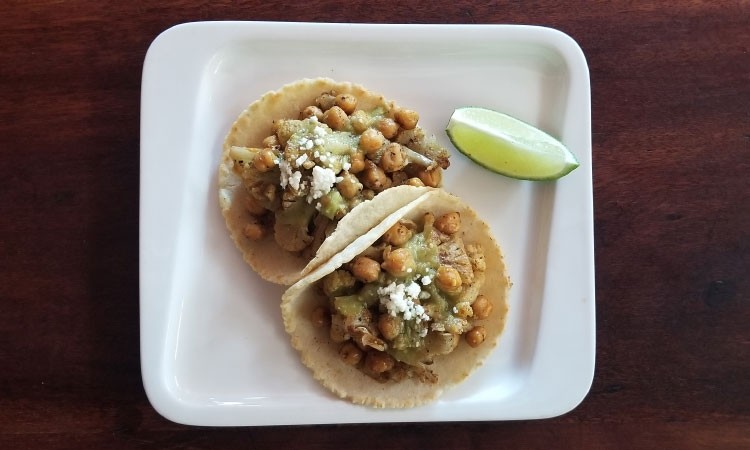 Chickpea and Cauliflower Tacos