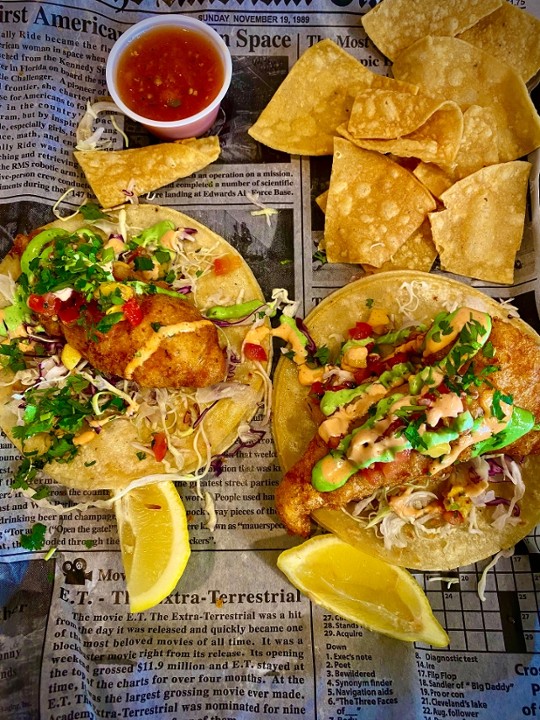 2 Baja Fish Tacos