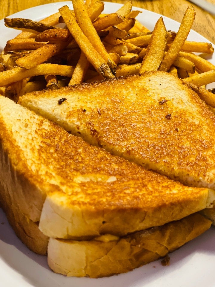 Kids Grilled Cheese, Fries