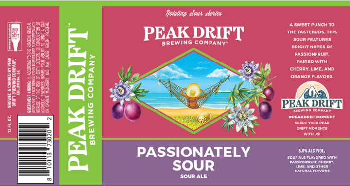 PD PASSIONATELY SOUR 6 PACK 12OZ CAN