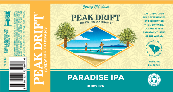 PD PARADISE IPA 6 PACK 12OZ CAN