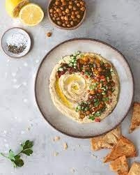 Israeli Salad Hummus Platter