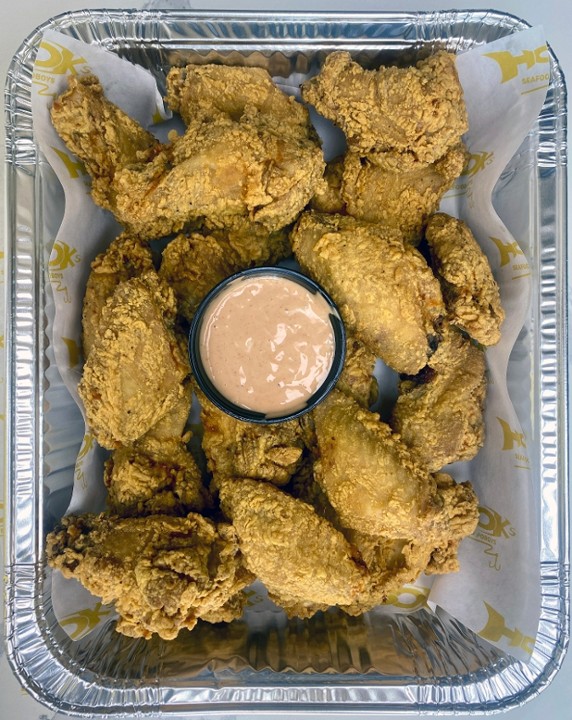 Fried Breaded Wings pan - CTG