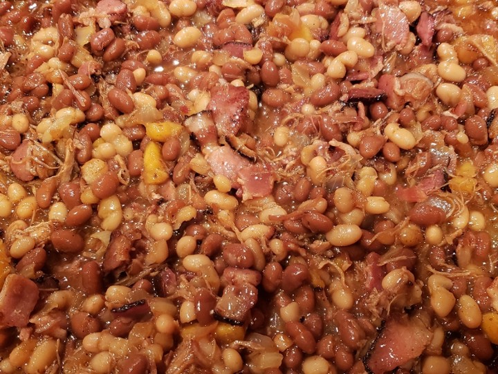 Drunken PULLED Pork Baked Beans