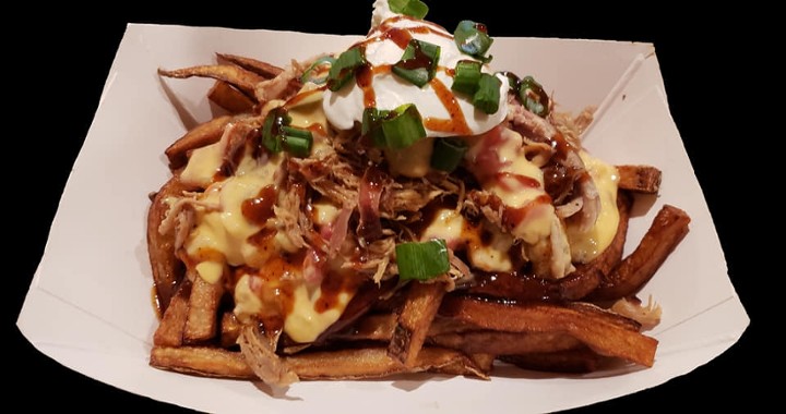 Cheesy PULLED Meat Fries