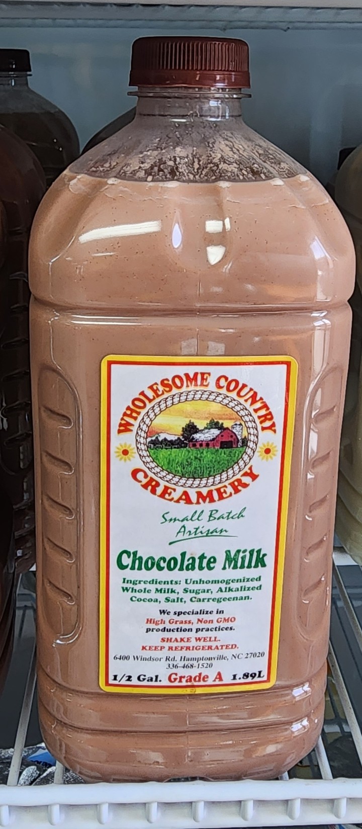 1/2 Gallon Chocolate Milk- 64oz.