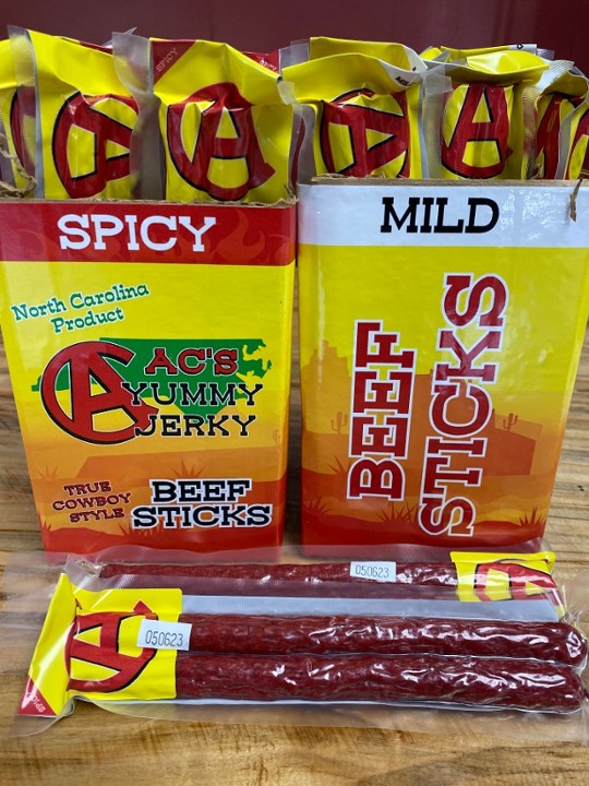 AC's Yummy Beef Sticks- Spicy