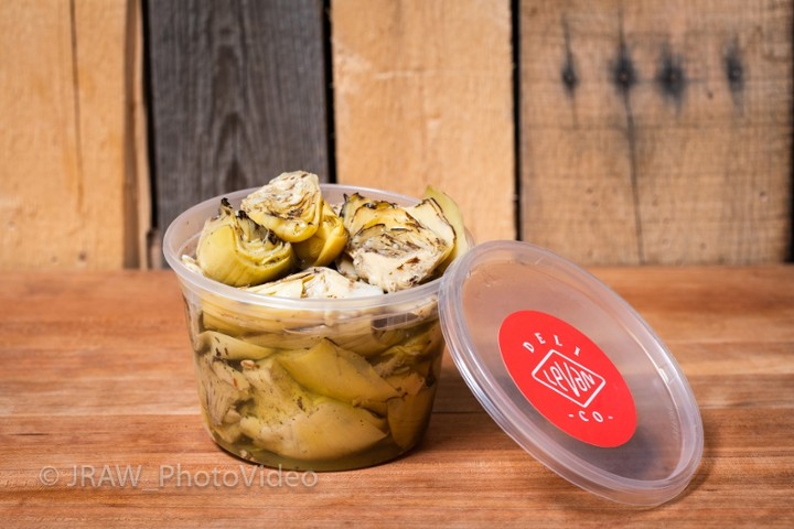 GRILLED & MARINATED ARTICHOKES (16 oz)
