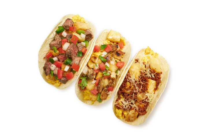 3 Breakfast Tacos