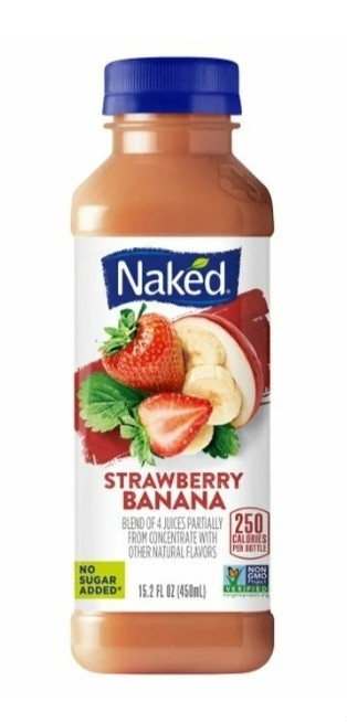 Naked strawberry banana