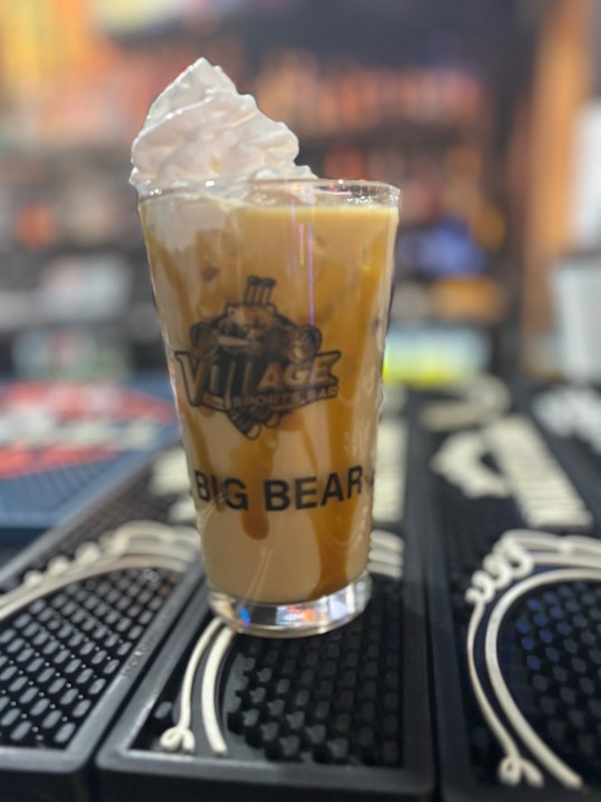 Boozy and Boujee Iced Caramel Coffee