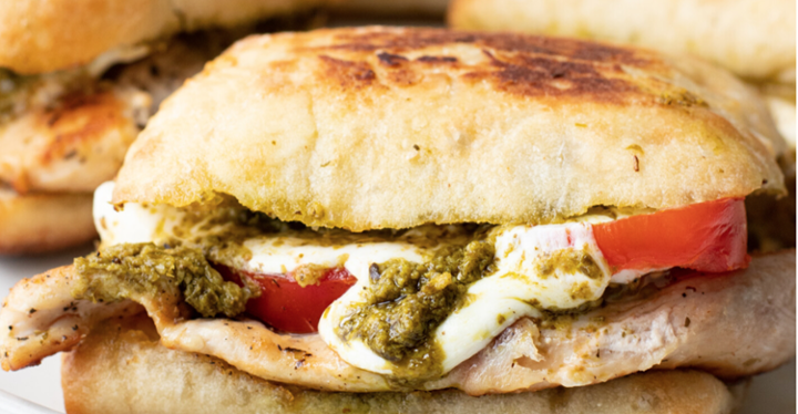 Pesto Grilled Chicken Panini