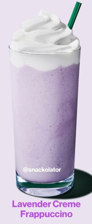 Lavender Creme Frappuccino