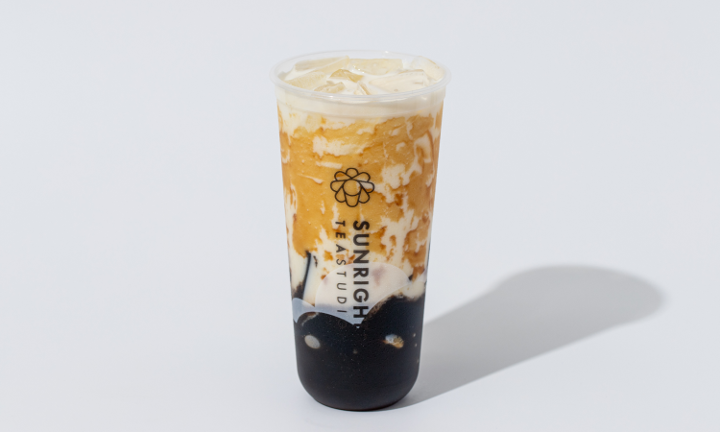 Grass Jelly Boba Milk