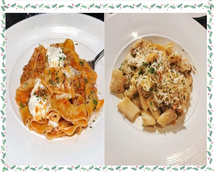 Pasta Kit: Bolognese Pappardelle OR Genovese Rigatoni (Feeds 4 to 5)