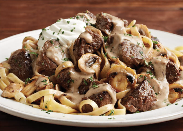 Home-Style Beef Stroganoff + ANY SLICE OF PIE