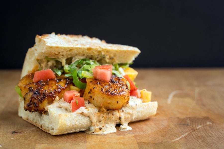 Rich Boy Scallop Sandwich