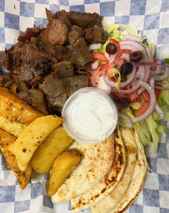 Lamb & Beef yeero platter