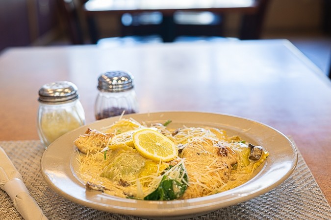 Lemon Chicken Alfredo Ravioli