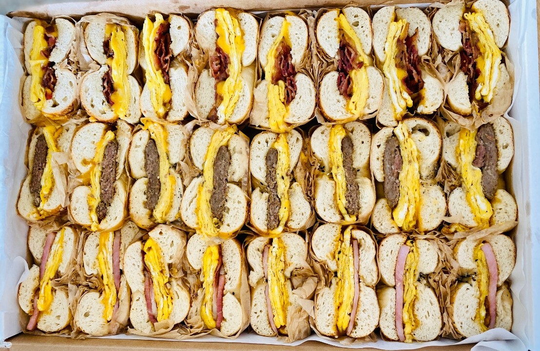 Big Breakfast Sandwich Box (Serves 12)