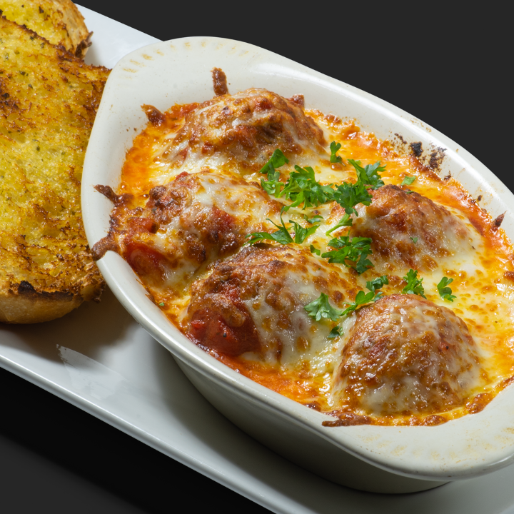 BAKED MEATBALLS & CHEESE