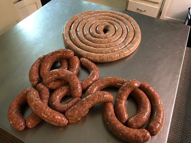 Sausage Making Class Saturday, June 17, 2023